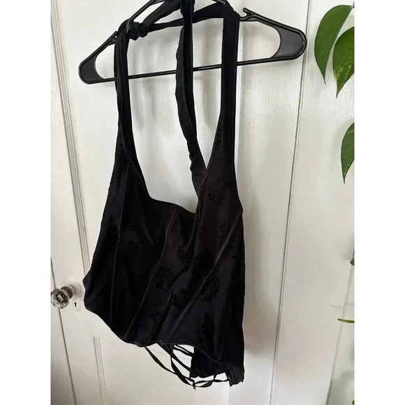 Women’s size 1x-large black corset top - Picture 2 of 8